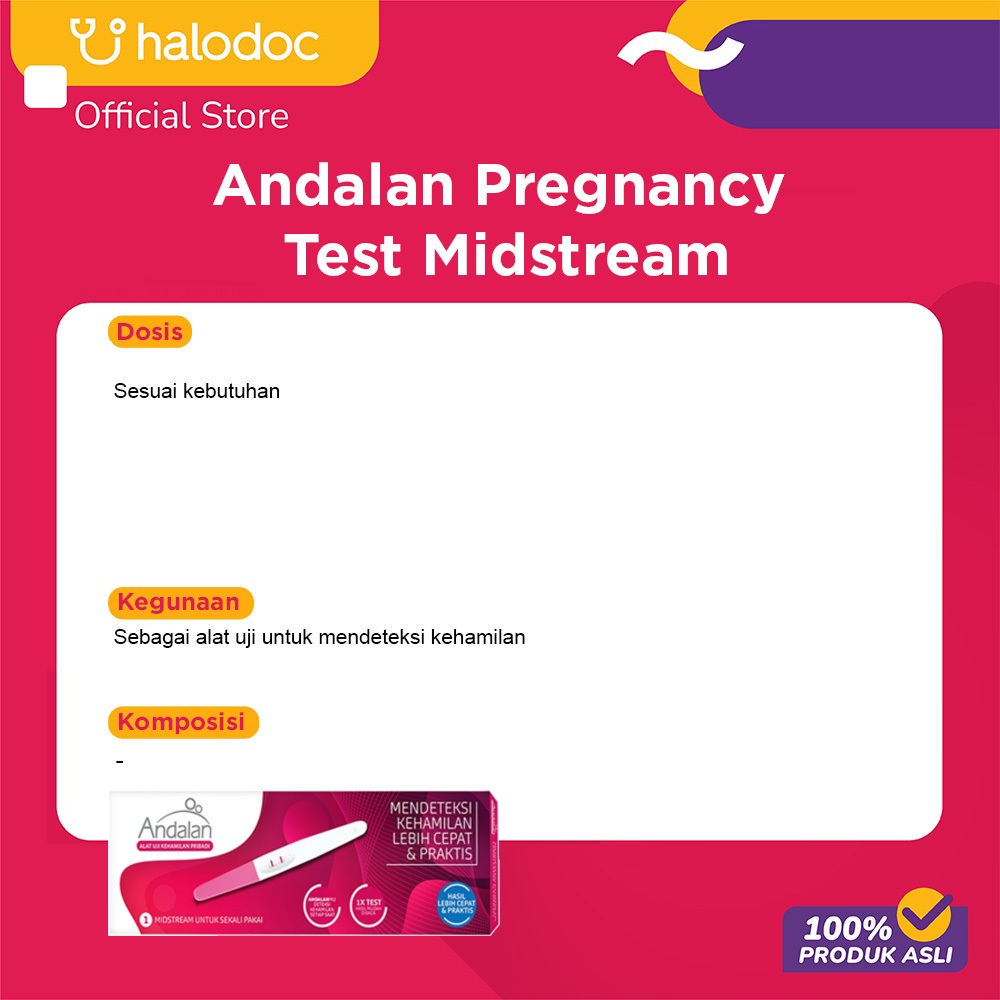 Jual Andalan Pregnancy Test Midstream | Shopee Indonesia