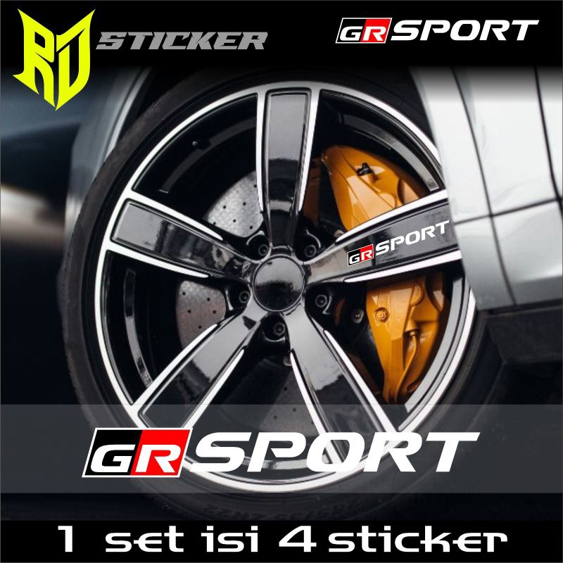 Jual sticker GR sport. sticker velg GR sport | Shopee Indonesia