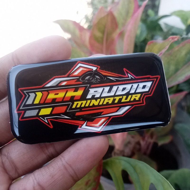 Jual {BISA REQUEST} EMBLEM Resin 3D Persegi panjang || LOGO SOUND ...