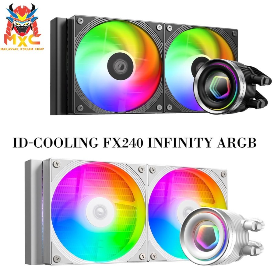Jual ID-COOLING FX240 INF ARGB AIO CPU Liquid Water Cooling Cooler ...