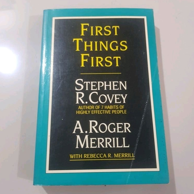 Jual First Things First bh Stephen R. Covey | Shopee Indonesia