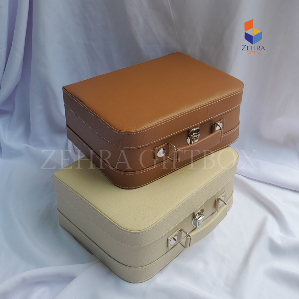 Jual Box Hampers Model Koper (White Chocolate) Kotak Termurah | Giftbox ...