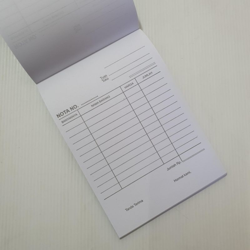 Jual NOTA PAPERLINE 1 PLY (Kecil) (PCS) | Shopee Indonesia
