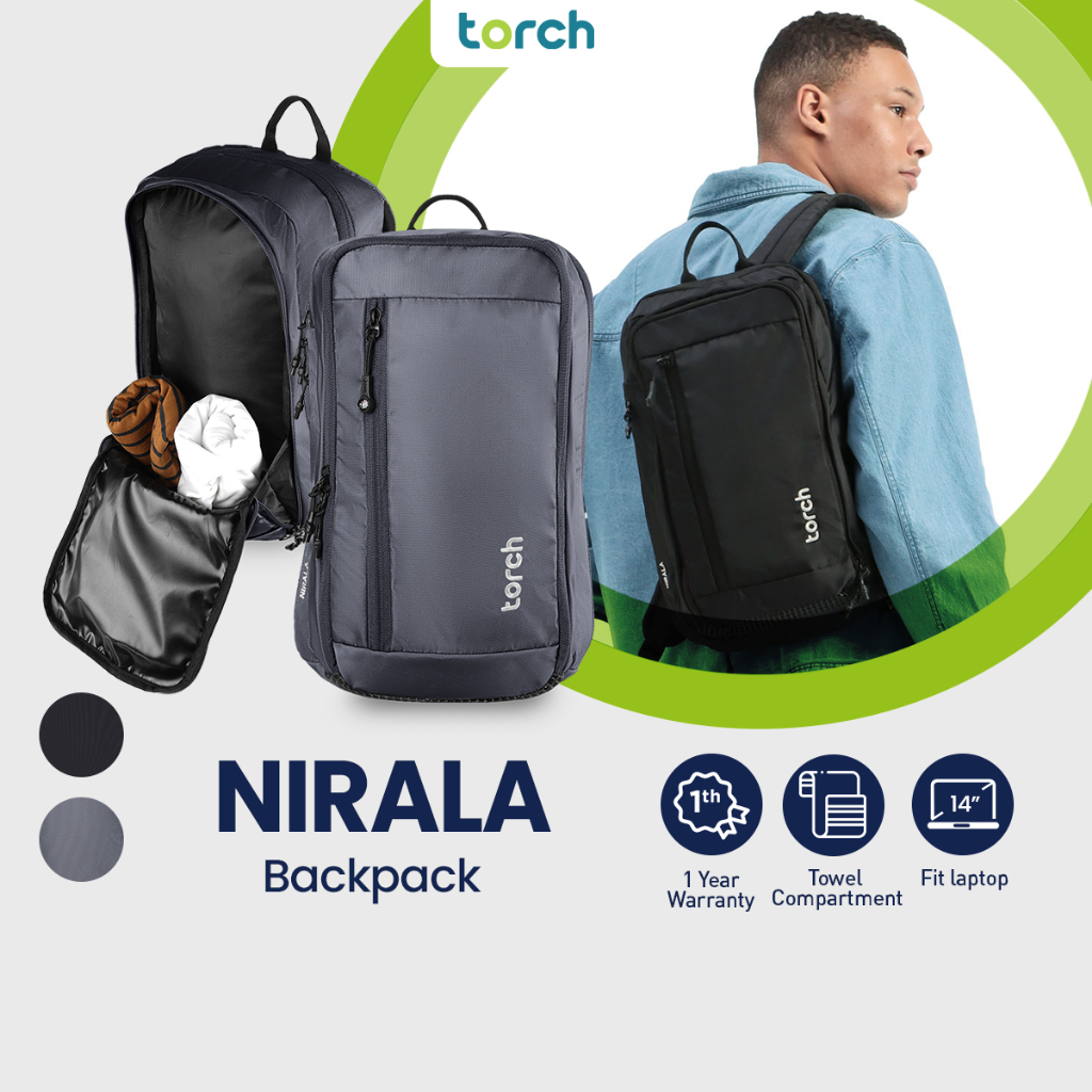 Jual Torch Nirala Backpack Daypack Tas Laptop Punggung Ransel Sekolah ...
