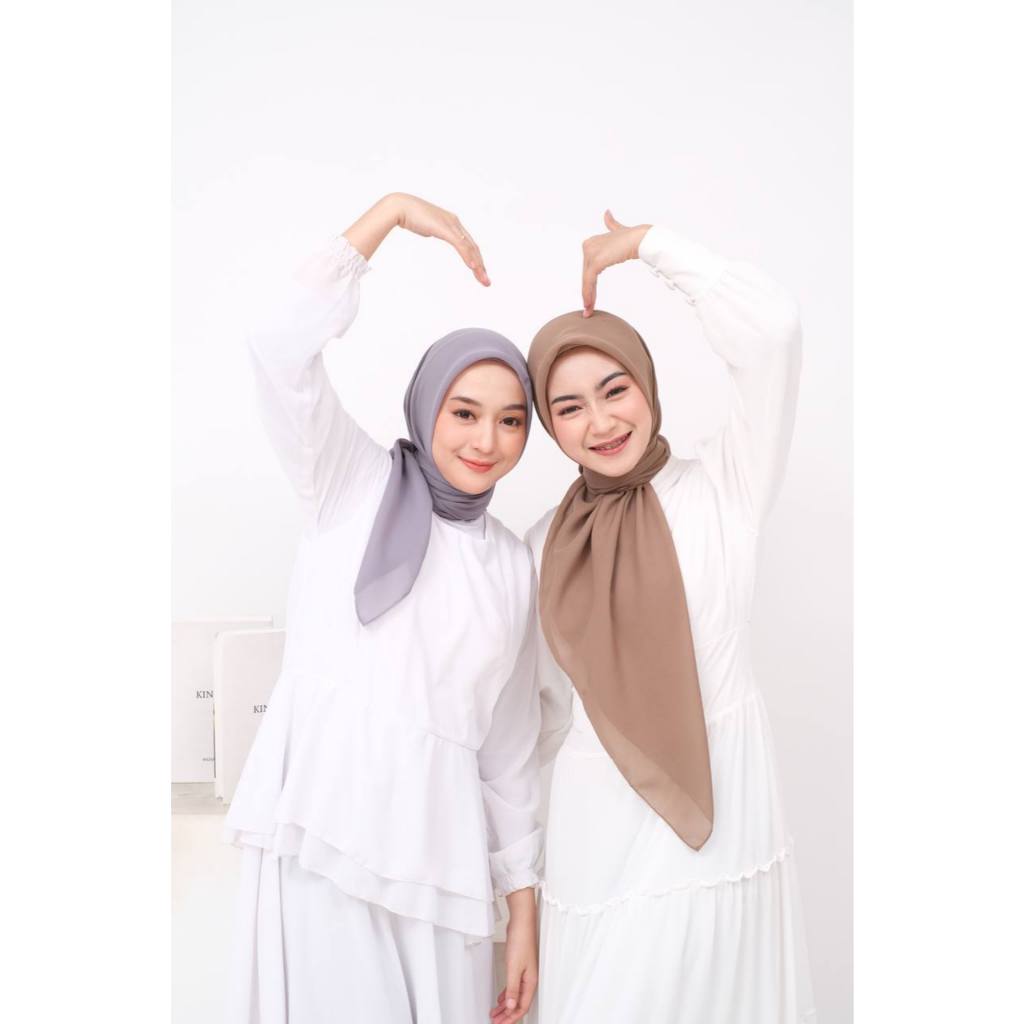 Jual JILBAB SEGIEMPAT PLAIN SQUARE PREMIUM MURAH | Shopee Indonesia
