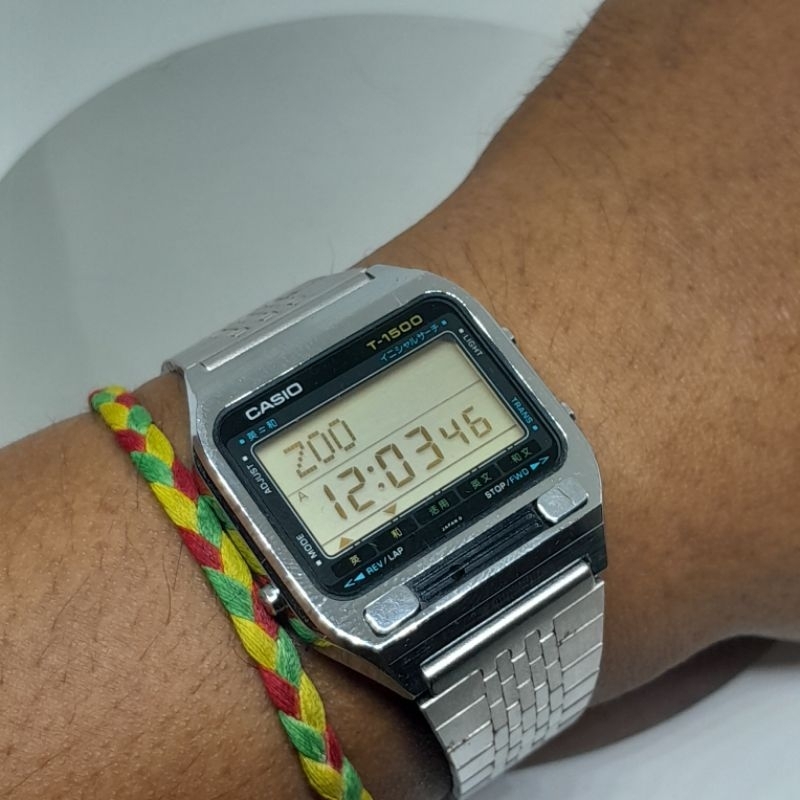 【新品 未使用】CASIO QZ T-1500 80s チープカシオ CASIO T-1500 80s“Old CASIO” ビンテージ チープカシオ - メルカリ