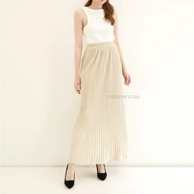 Rok Plisket Lidi Cabang Rok Plisket Duyung Rok Premium Pleated Skirt