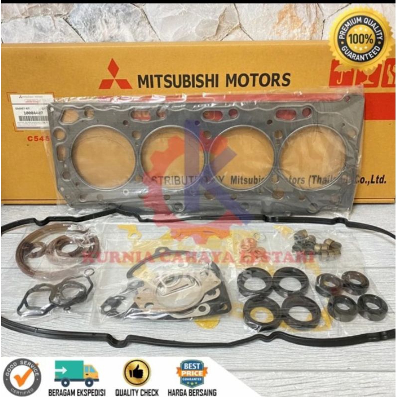 Jual packing set fullset paking set 4D56T triton 2.5 pajero sport plat ...