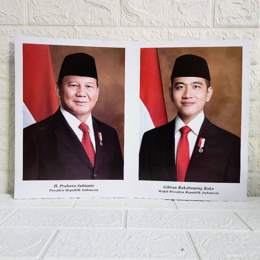 Jual POSTER FOTO PRESIDEN DAN WAKIL PRESIDEN INDONESIA / POSTER
