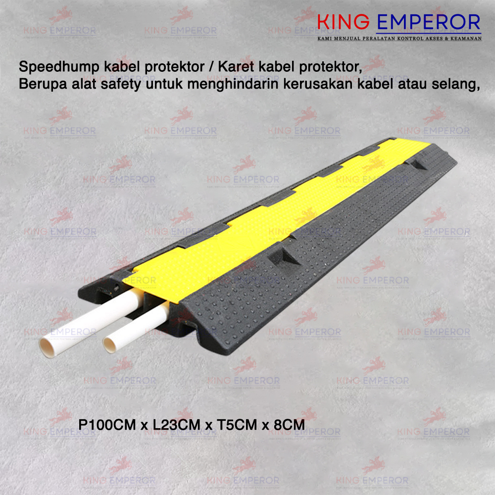 Jual Rubber Cable Protector 2 Line Cable Ramp / Karet Polisi Tidur ...
