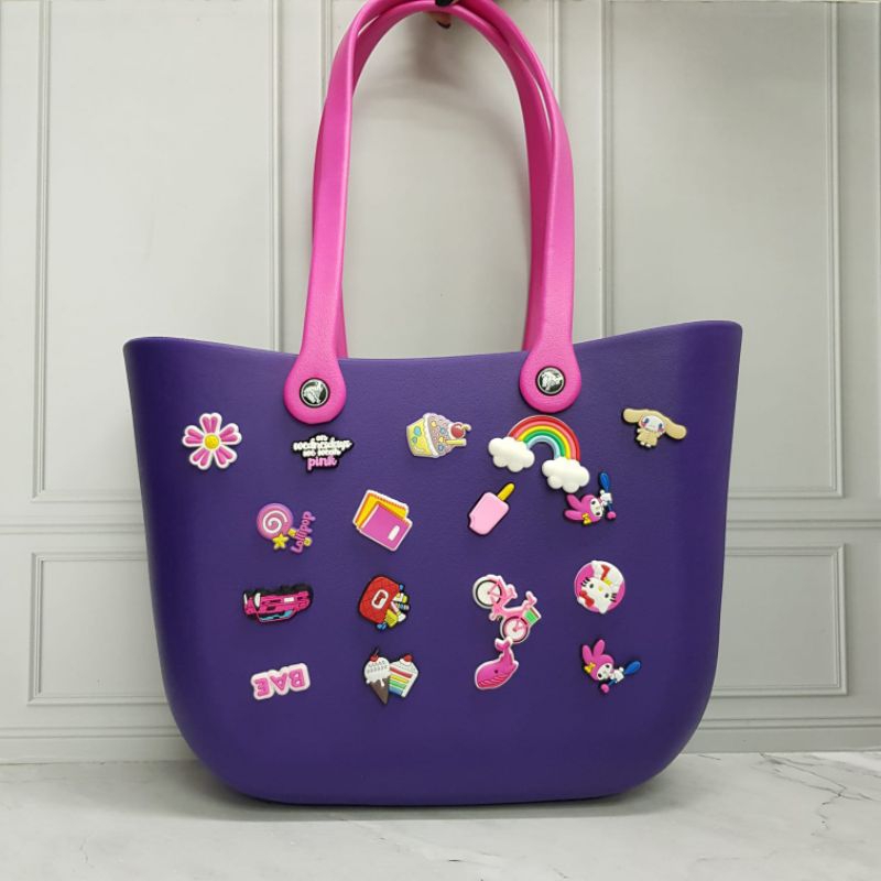 Jual Restock Totebag Crocs tas jinjing jelly bangkok cewek wanita