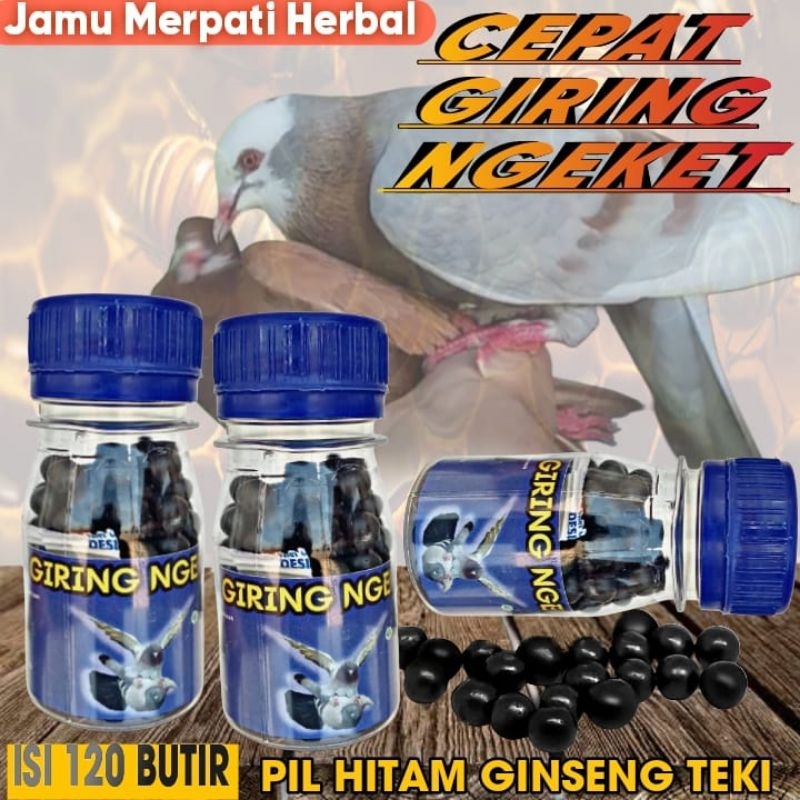 Jual 120 Pil Jamu Giring Ngeket Merpati Dalam 2 Hari pils vetafarem ...