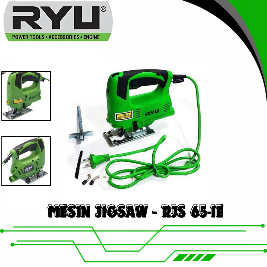 Jual RYU Mesin Jigsaw Mesin Gergaji Potong Triplek Kayu Ryu RJS 65-1E ...