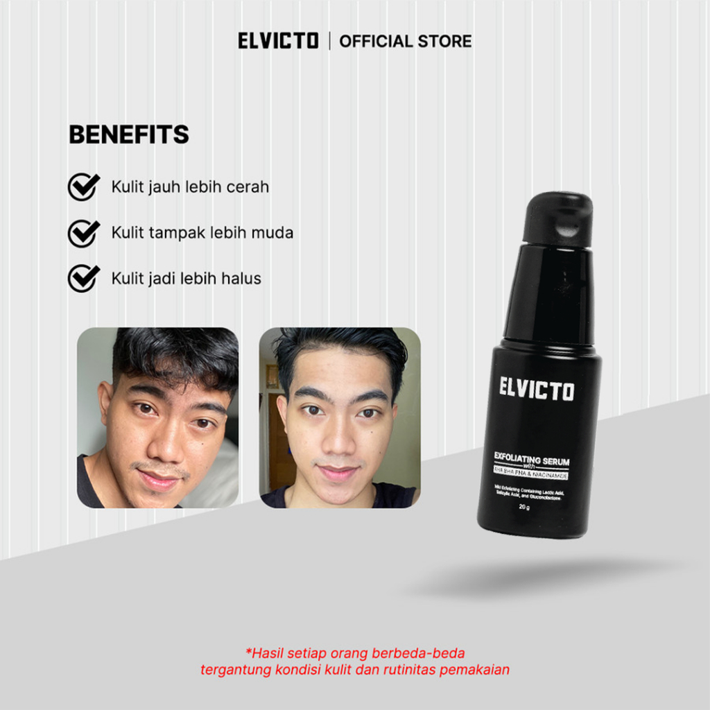 Jual ELVICTO EXFO SERUM WITH AHA BHA PHA & NIACINAMIDE 20ml | Exfo ...