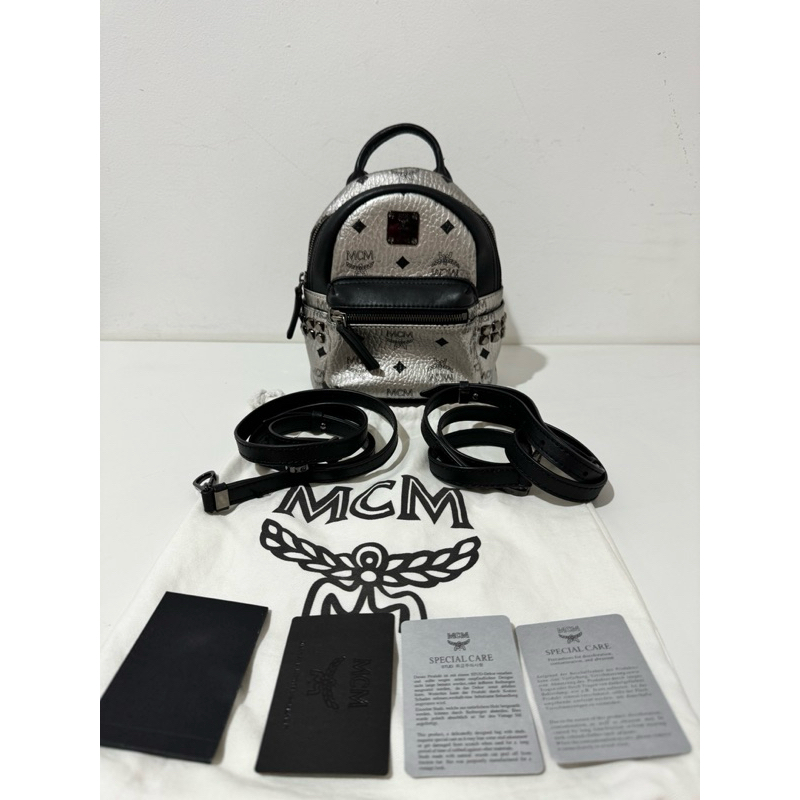 Jual PRELOVED MCM BEBEBOO SILVER METALLIC Shopee Indonesia