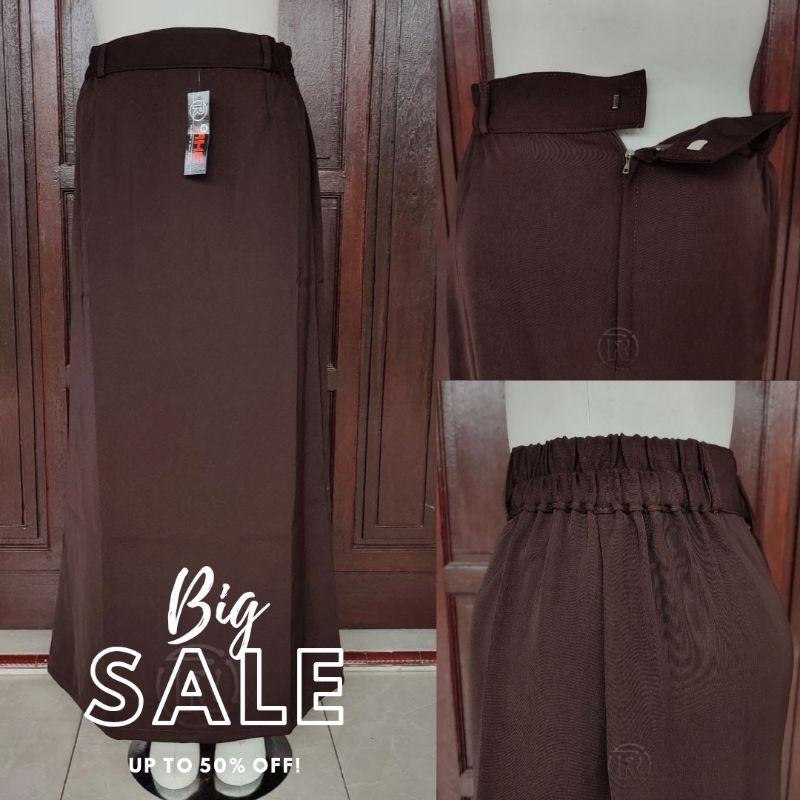 Jual Rok Pramuka Panjang Model Line A Ukuran Standar dan Jumbo Kain ...