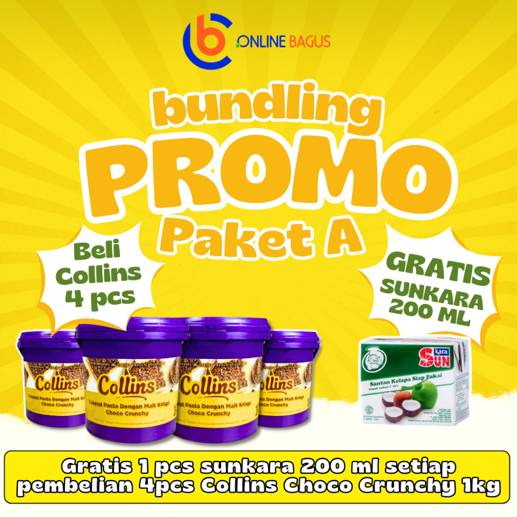 Jual PROMO BUNDLING COLLINS & GOLDENFIL 1KG, FREE SUN KARA 200 ML ...