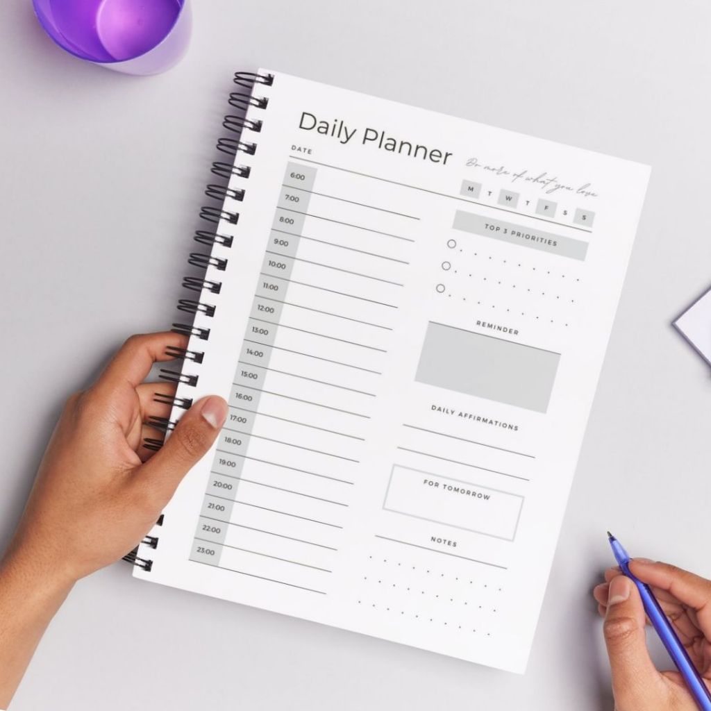 Jual Daily Planner Book A5 / Buku Tulis Catatan Harian | Shopee Indonesia