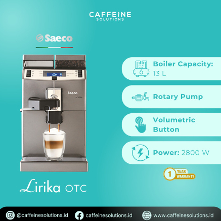 Jual Saeco Lirika OTC (ONE TOUCH CAPPUCCINO) Automatic Espresso Machine ...