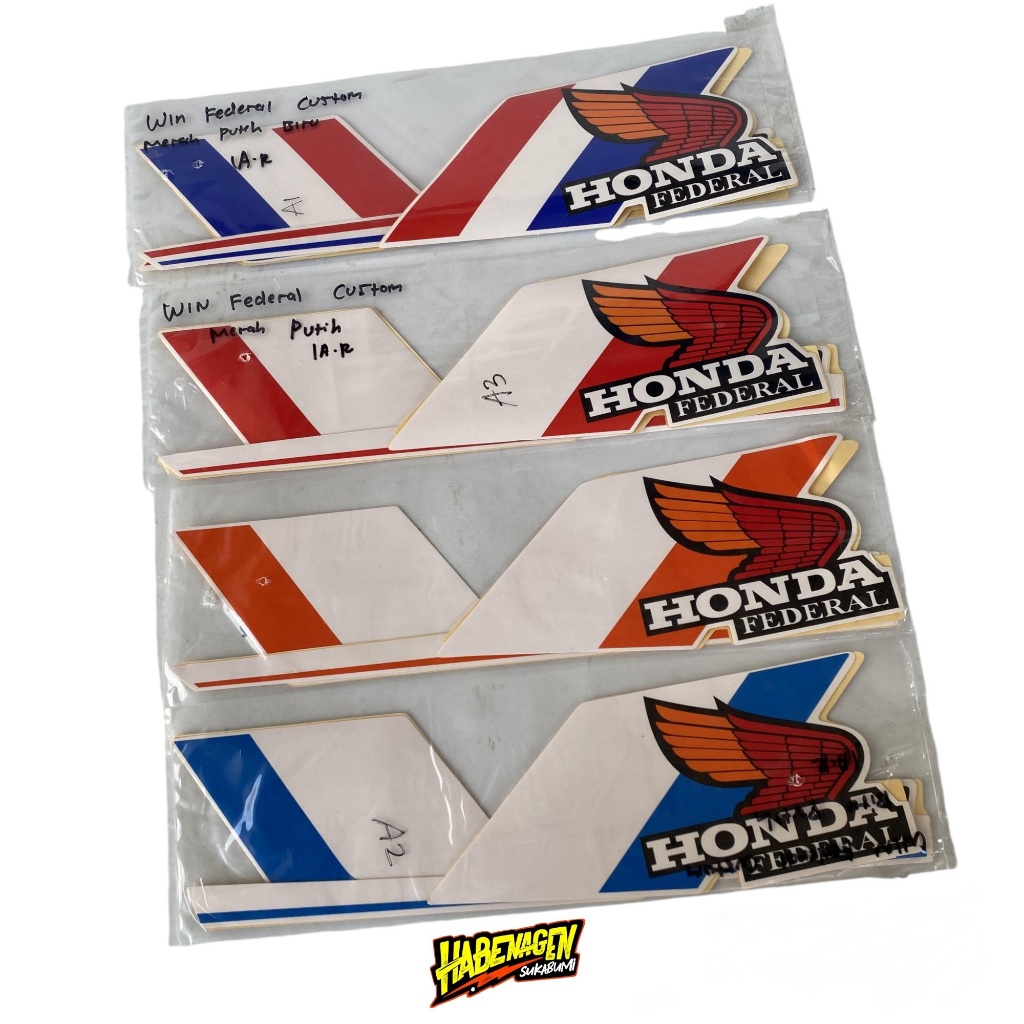 Jual STRIPING WIN FEDERAL CUSTOM | striping stiker sticker lis list ...