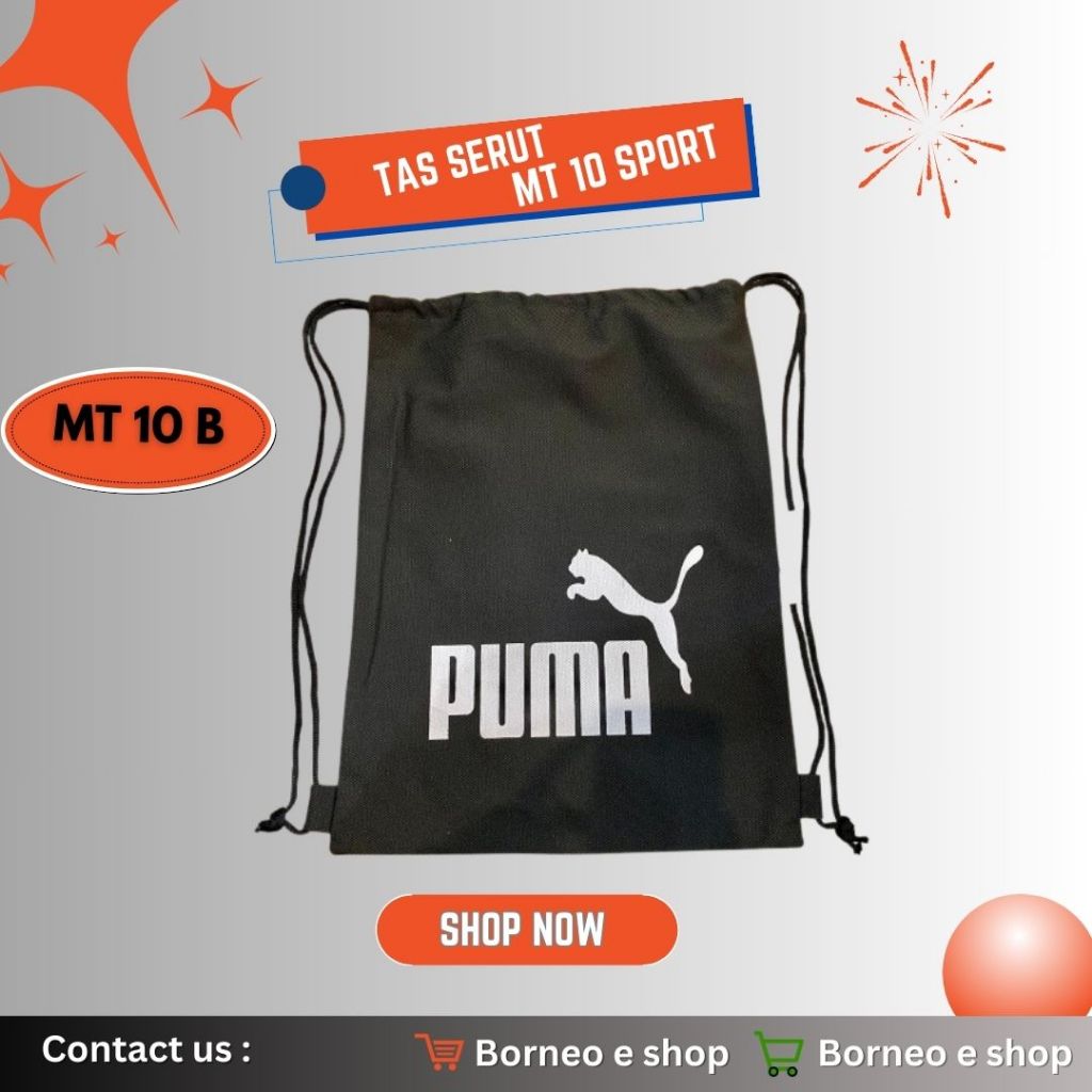 (BISA COD) Tas Serut String Bag Tas Punggung Serba Guna #MT
