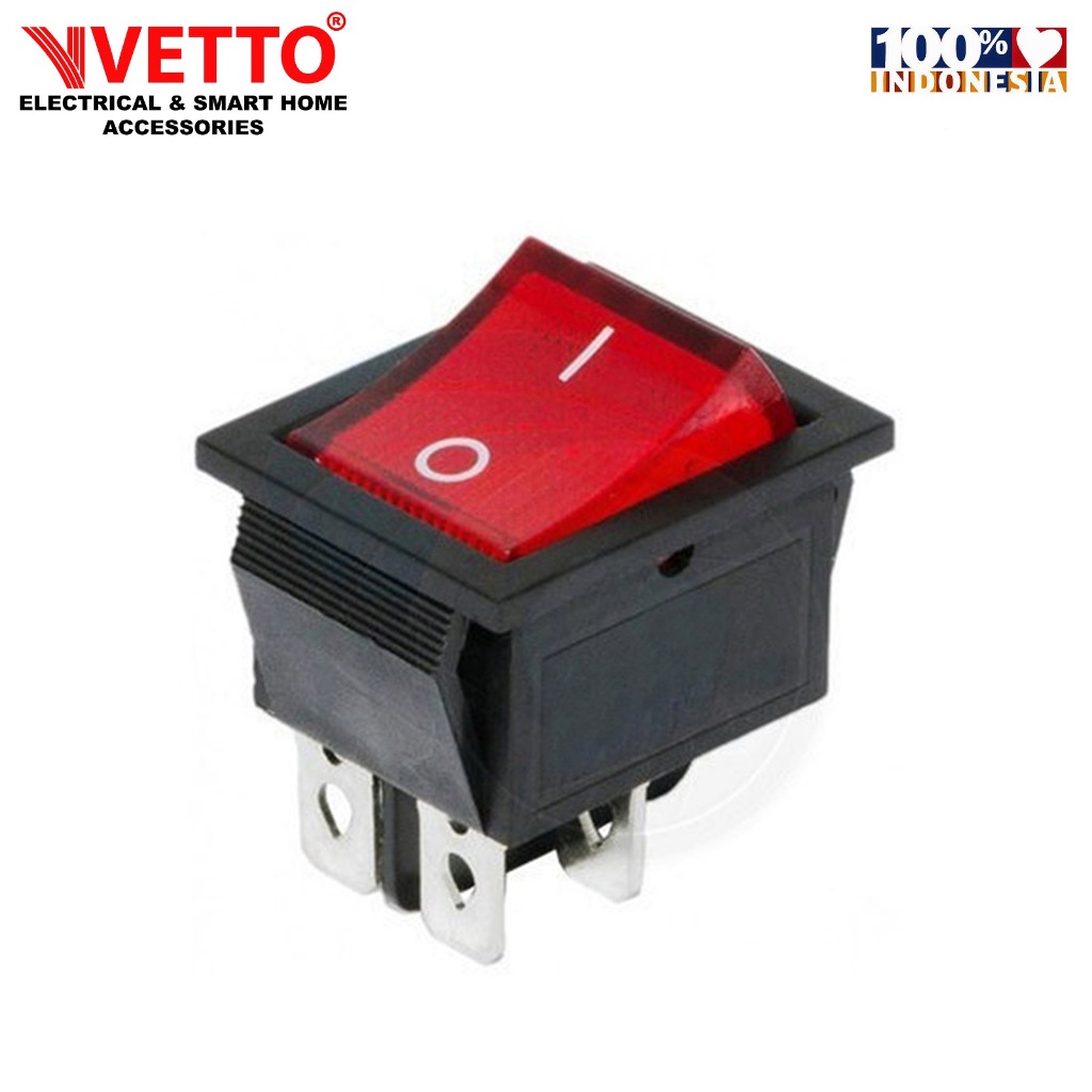Jual VETTO Saklar Power On Off kaki 4 - Switch Arus AC I 899000189 ...