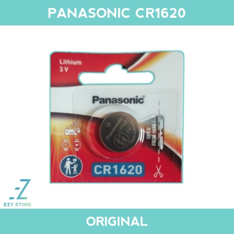 Jual Baterai Panasonic CR1620 Original batrai CR 1620 3volt Satuan ...