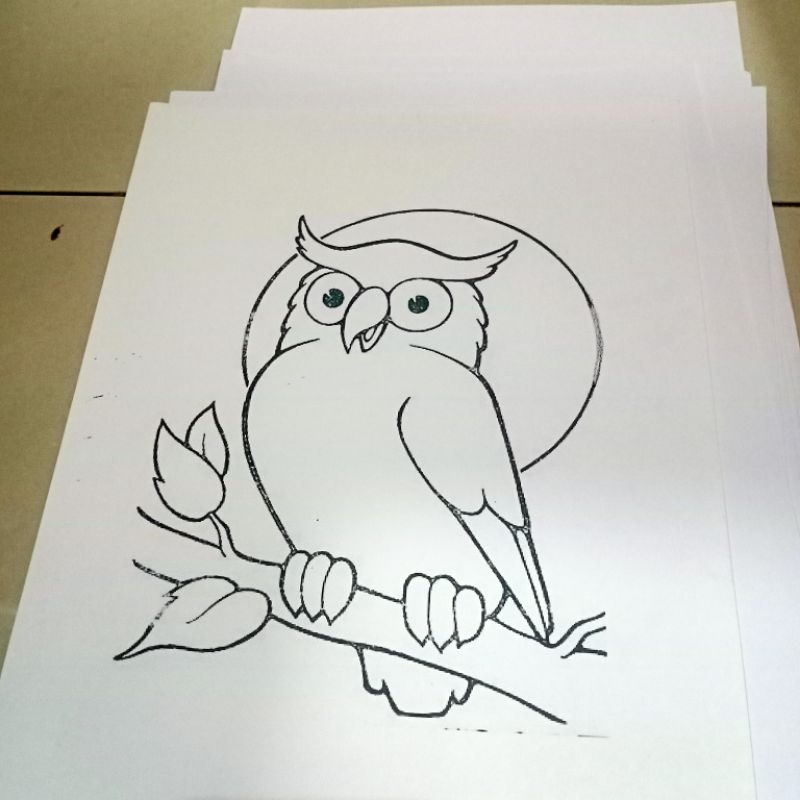 Jual Gambar untuk kolase biji-origami atau untuk mewarnai | Shopee