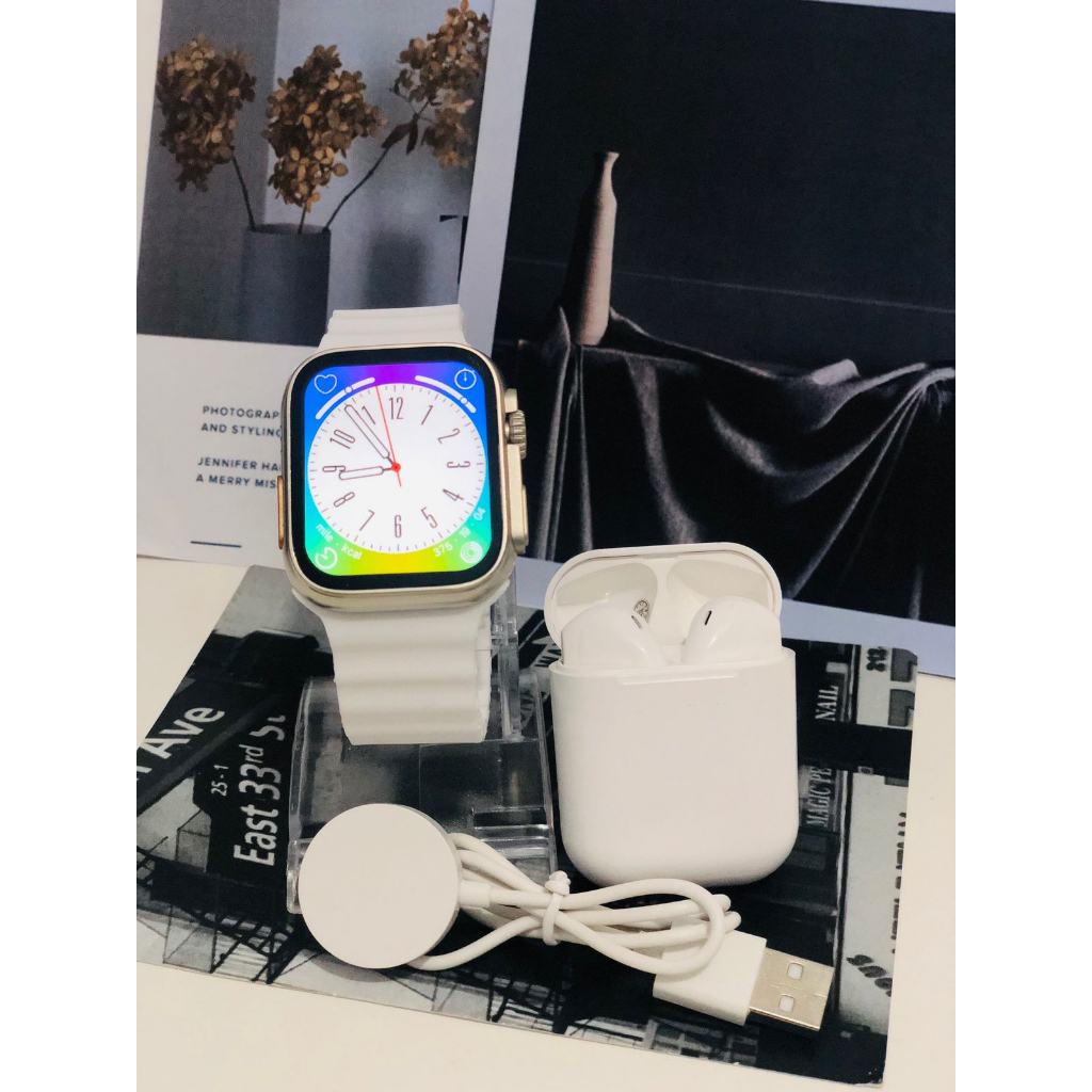 Jual SMARTWATCH T800 ULTRA SERIES 8 + HEADSET JAM TANGAN SMARTWATCH