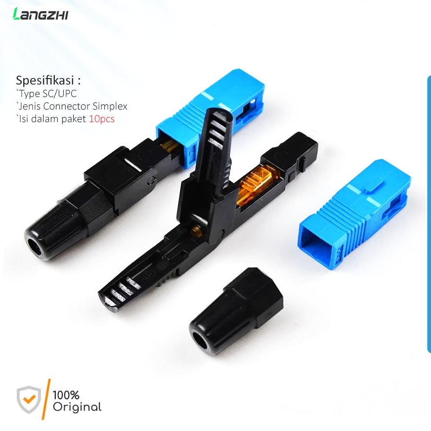 Jual Fast Connector SC - UPC Fastconector UPC 10 Pcs BUAYA | Shopee ...