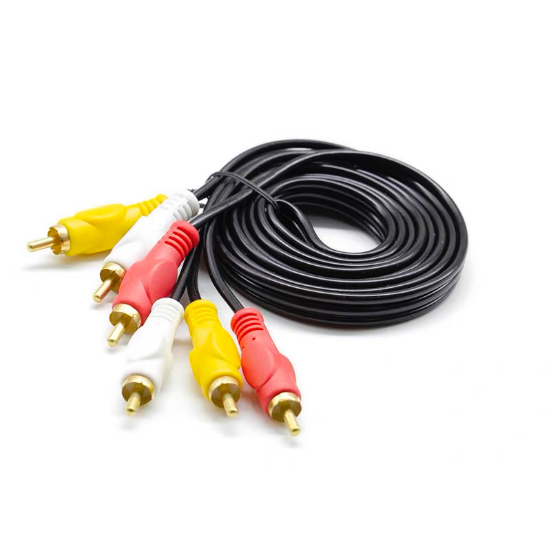 Jual Kabel Rca to Rca 3way 1.5Y / Kabel AV VIDEO 1.2m / Audio 3-3 High ...