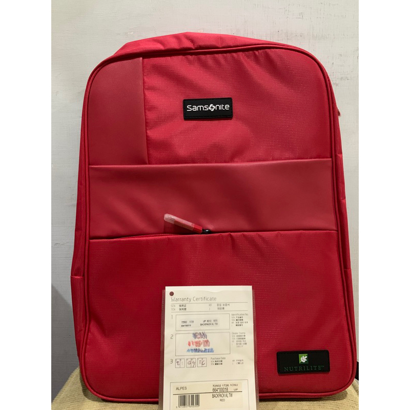 Ransel samsonite red 2025