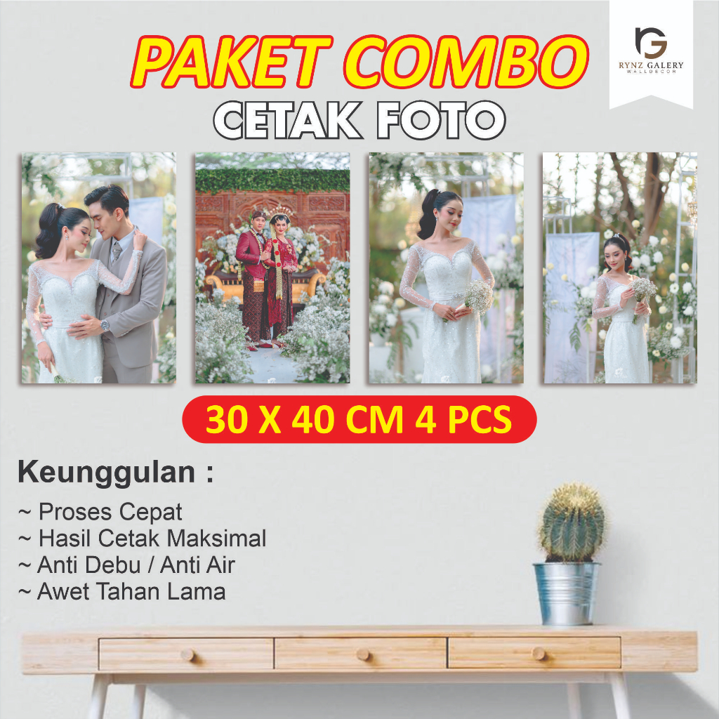 Jual Rynz Galery Set Pcs Cetak Foto Ukuran X Cm Plus Bingkai