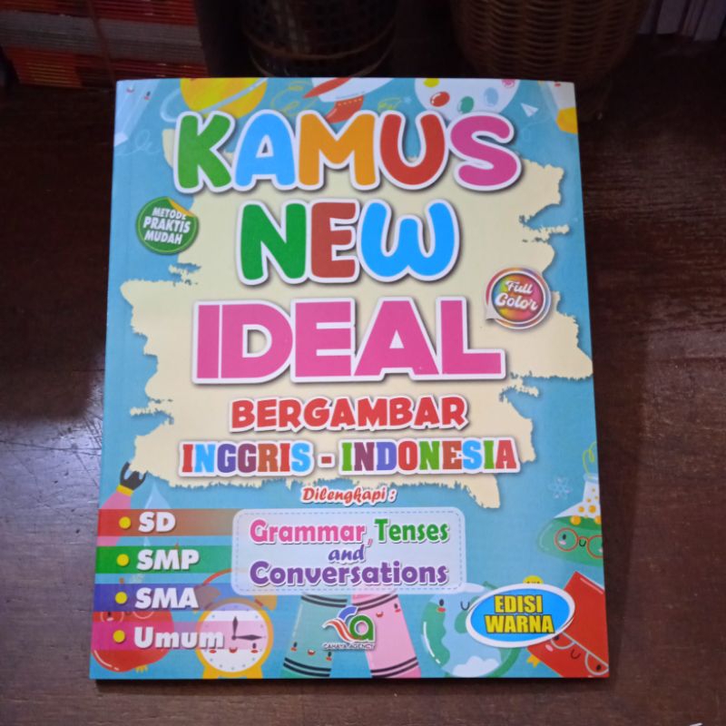 Jual Kamus New Ideal Bergambar Inggris - Indonesia Di Lengkapi Grammar ...