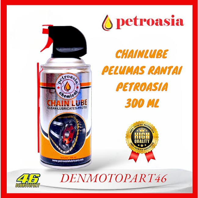 Jual CHAINLUBE OLI PELUMAS RANTAI RANTE RODA MOTOR [ PETROASIA ] 300ML ...