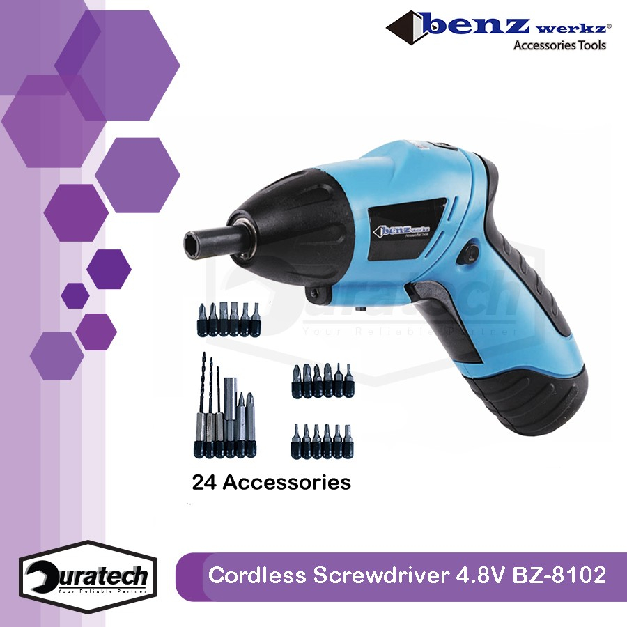 Jual Cordless screwdriver 4.8V multi function electric 4.8V / Bor obeng ...