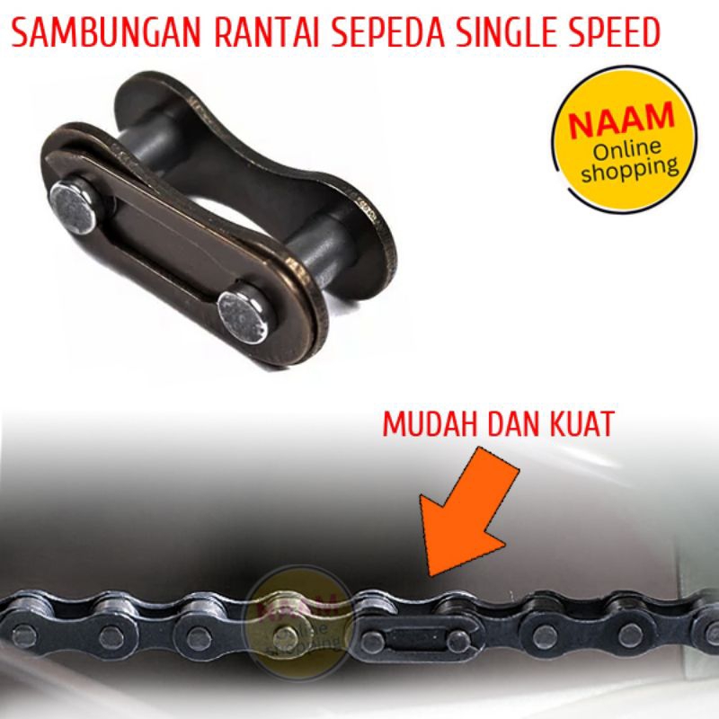 Jual SAMBUNGAN RANTAI SEPEDA SINGLE SPEED - KONEKTOR LINK MATA RANTAI ...
