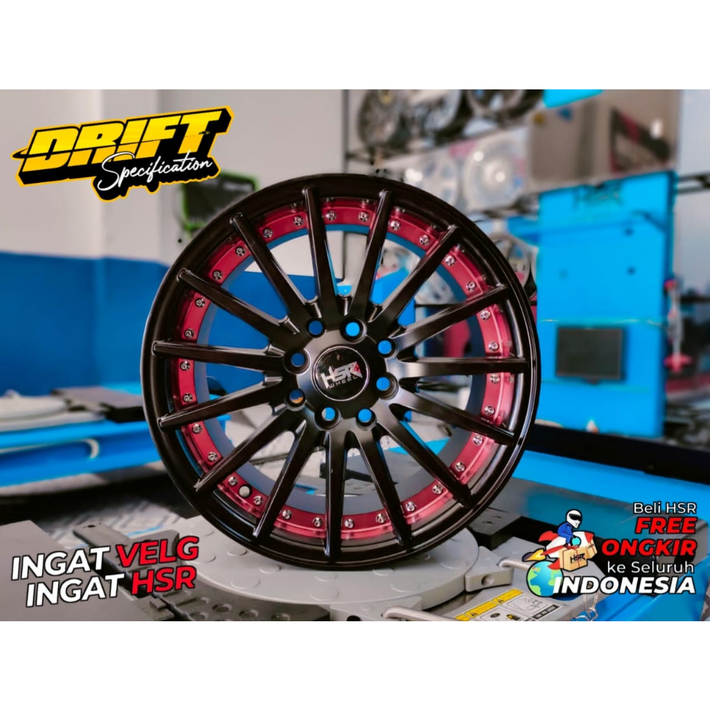 Jual Velg Racing R15 Lubang 4 Double PCD cocok untuk mobil Avanza Veloz ...