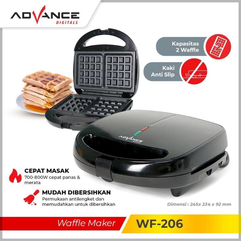 Jual Waffle Maker Advance 2 Lapis Waffle Maker Pembuat Roti Cetakan
