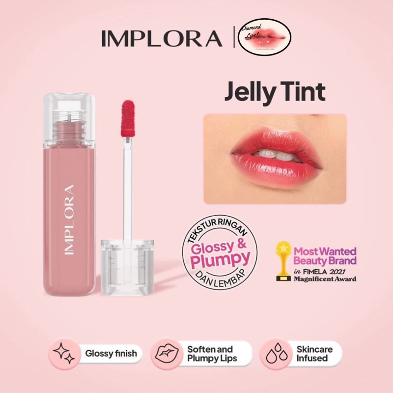 Jual IMPLORA JELLY TINT LIP TINT IMPLORA Shopee Indonesia