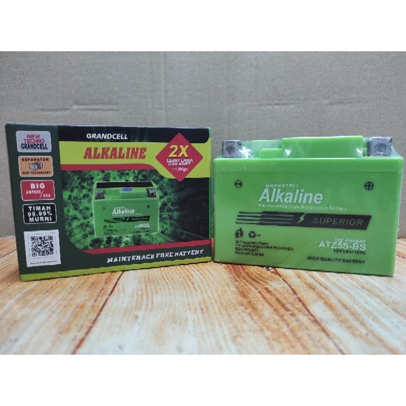 Jual AKI MOTOR ALKALINE 5AH / Gtz5 / Ytz5 beat, vario | Shopee Indonesia
