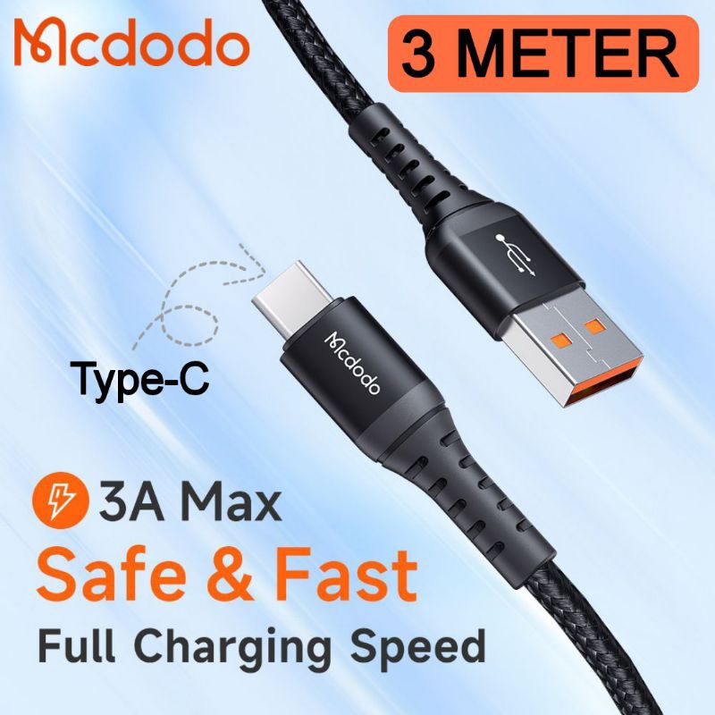 Jual Mcdodo Kabel Data Usb Type C Cable Charge Android Meter Fast Charging A Ca Shopee