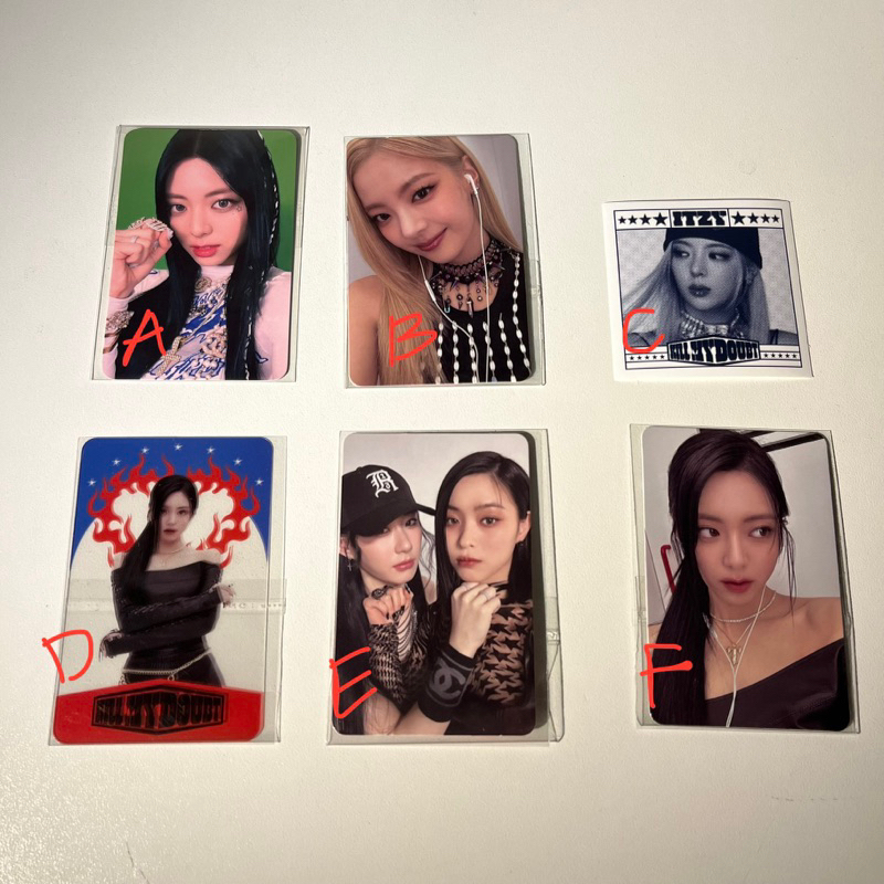 Jual Itzy Kill My Doubt Photocard Official Yuna Lia Chaeryeong Ryujin Shopee Indonesia