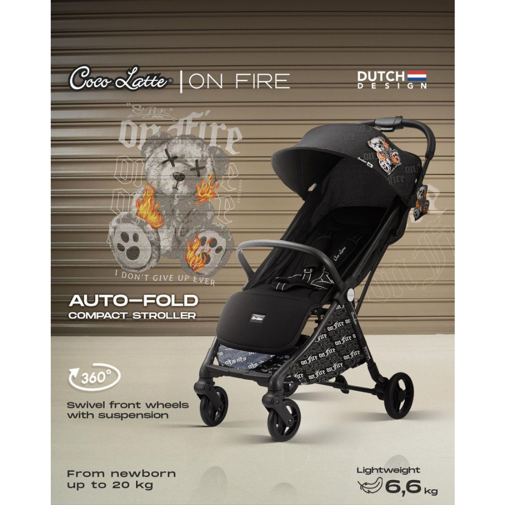 Jual Stroller Cocolatte On Fire Autofold / Hype Autofold / Kereta ...