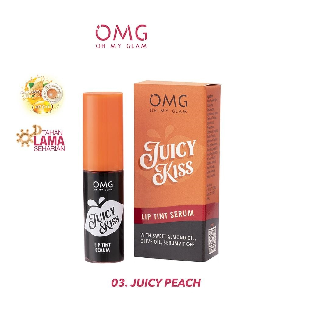 Jual OMG Lip Tint Collection 03 Juicy Peach Shopee Indonesia
