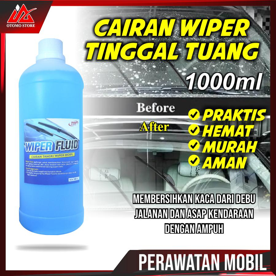 Jual TOP WIPER FLUID 500 ML / 1 LITER Cairan Pembersih Kaca Mobil Anti