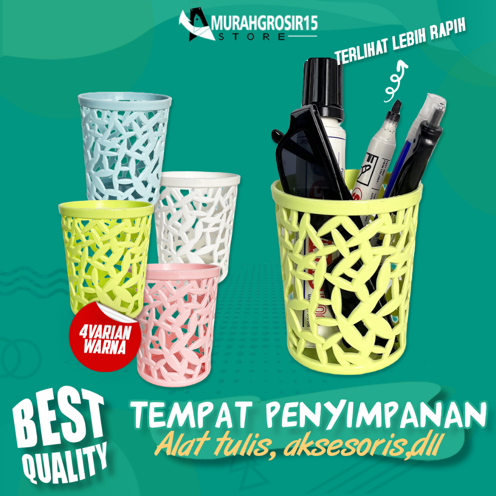 Jual Desk Pen Organizer Kotak Tempat Pensil Kotak Pulpen | Shopee Indonesia