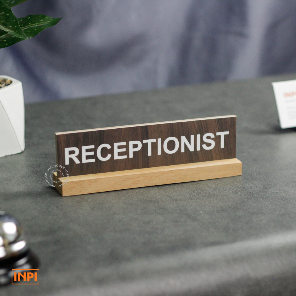 Jual INPI HOUSE Signage Receptionist, Closed - Papan Tanda Resepsionis ...