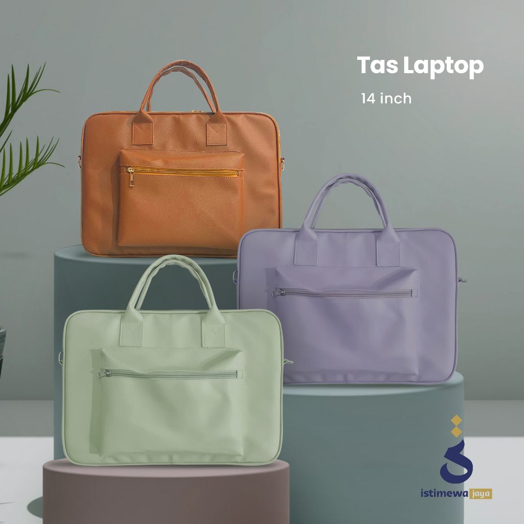 Jual [ISTIMEWA] Tas Laptop 14 inch tas laptop wanita waterproof Tali