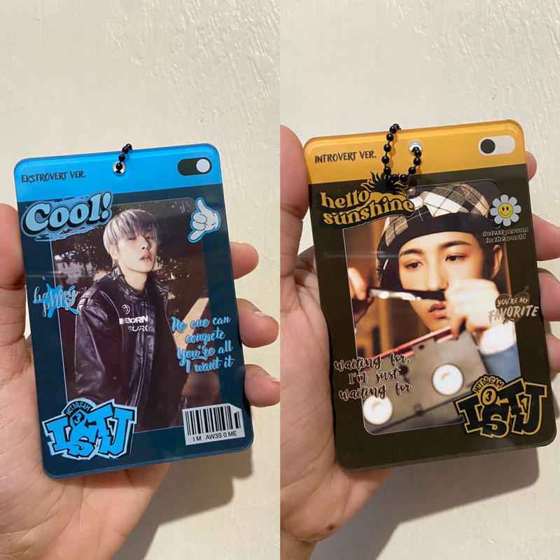 Jual Free Keychain Photocard Holder Sisi Nct Dream Istj Shopee